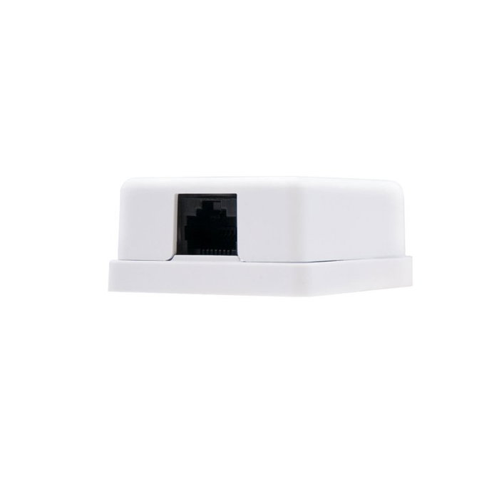 Nanocable Roseta de Superficie RJ45 CAT.6 UTP 1 Toma Blanco Nanocable Roseta de Superficie RJ45 CAT.6 UTP 1 Toma Blanco